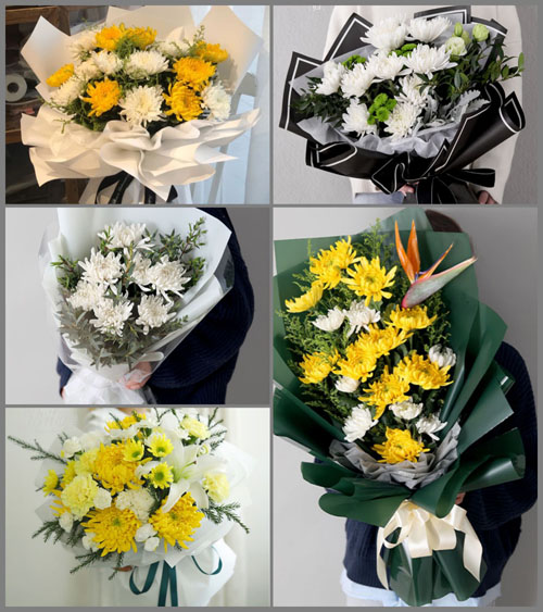 湖南湘潭湘乡市虞塘镇山河村白事花束代送
